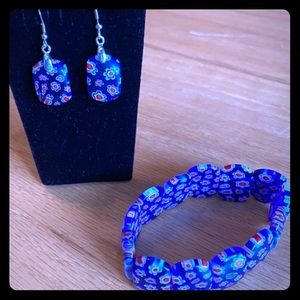 Bracelet & earrings